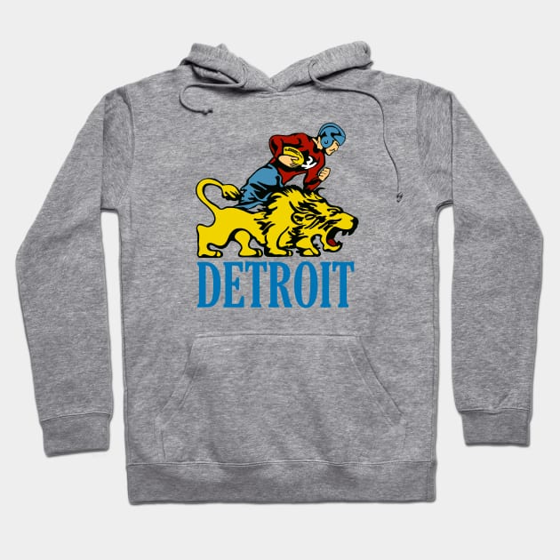 Detroit Lions 1934-1945 Hoodie by Colonel JD McShiteBurger